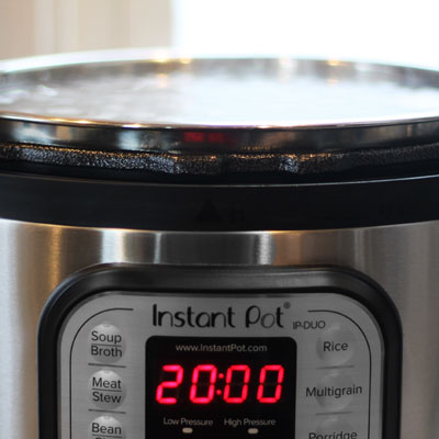 Making maple syrup in Instant Pot in your kitchen